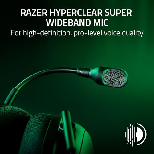 Razer BlackShark V2 - Premium Esports Gaming Headset (TriForce 50mm Drivers, HyperClear Cardiod Mic, Advanced Passive Noise Cancelation