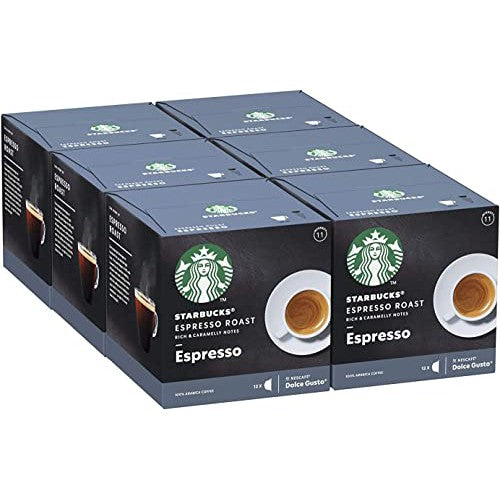 STARBUCKS House Blend by Nescafé Dolce Gusto, Medium Roast, Coffee Pods 6 x 12 (72 Capsules)