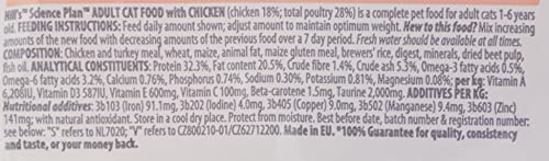 Hills Science Plan Adult Chicken - dry food for adult cats 1-6 years 300 gr