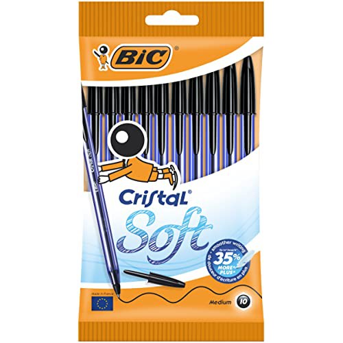 BIC Kugelschreiber Cristal Soft, 10-er Packung