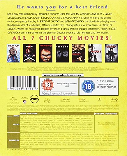 CHUCKY: Complete 7-Movie Collection (BD) [Blu-ray]