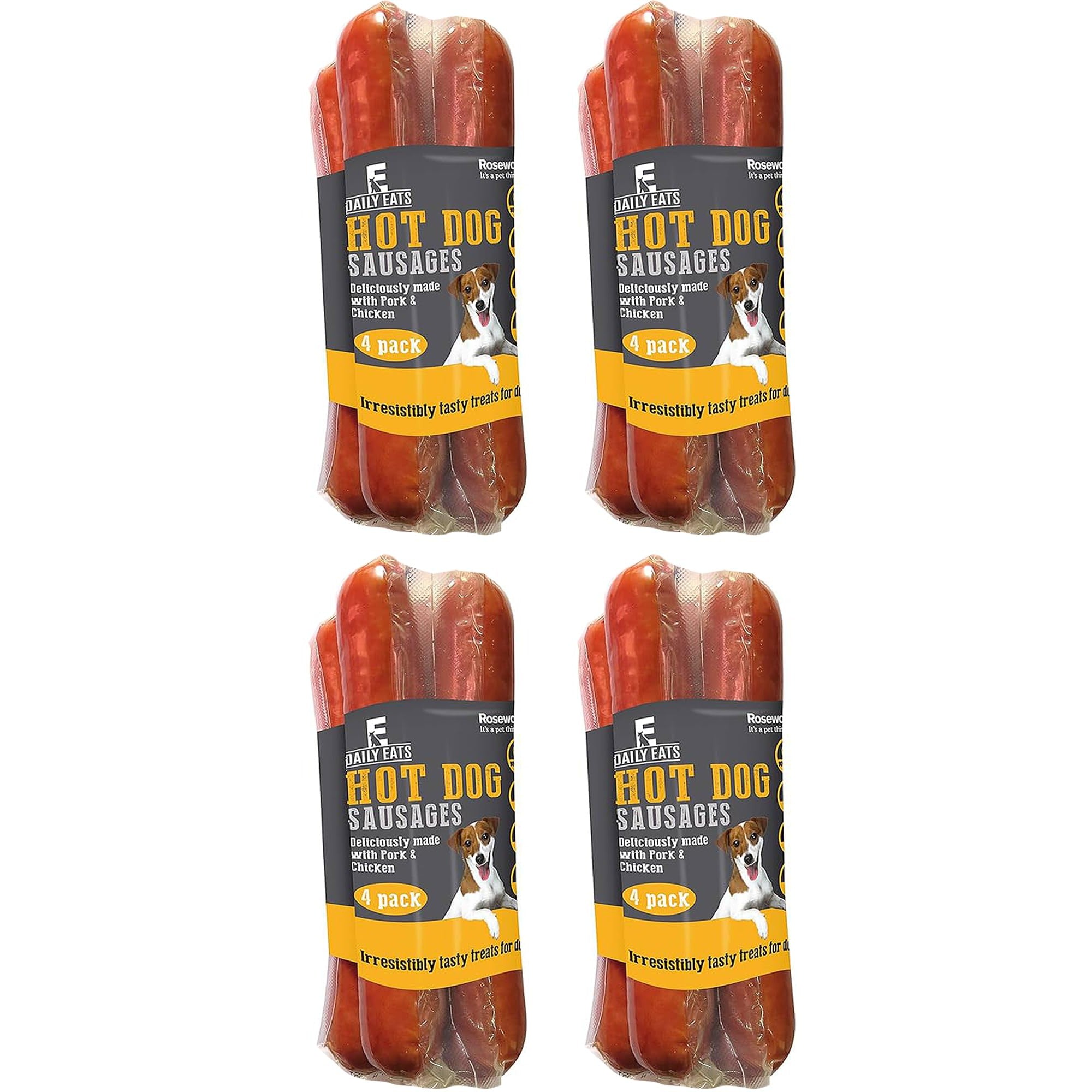 Rosewood Chicken & Pork Dog Sausages (4 x 4 Pack)