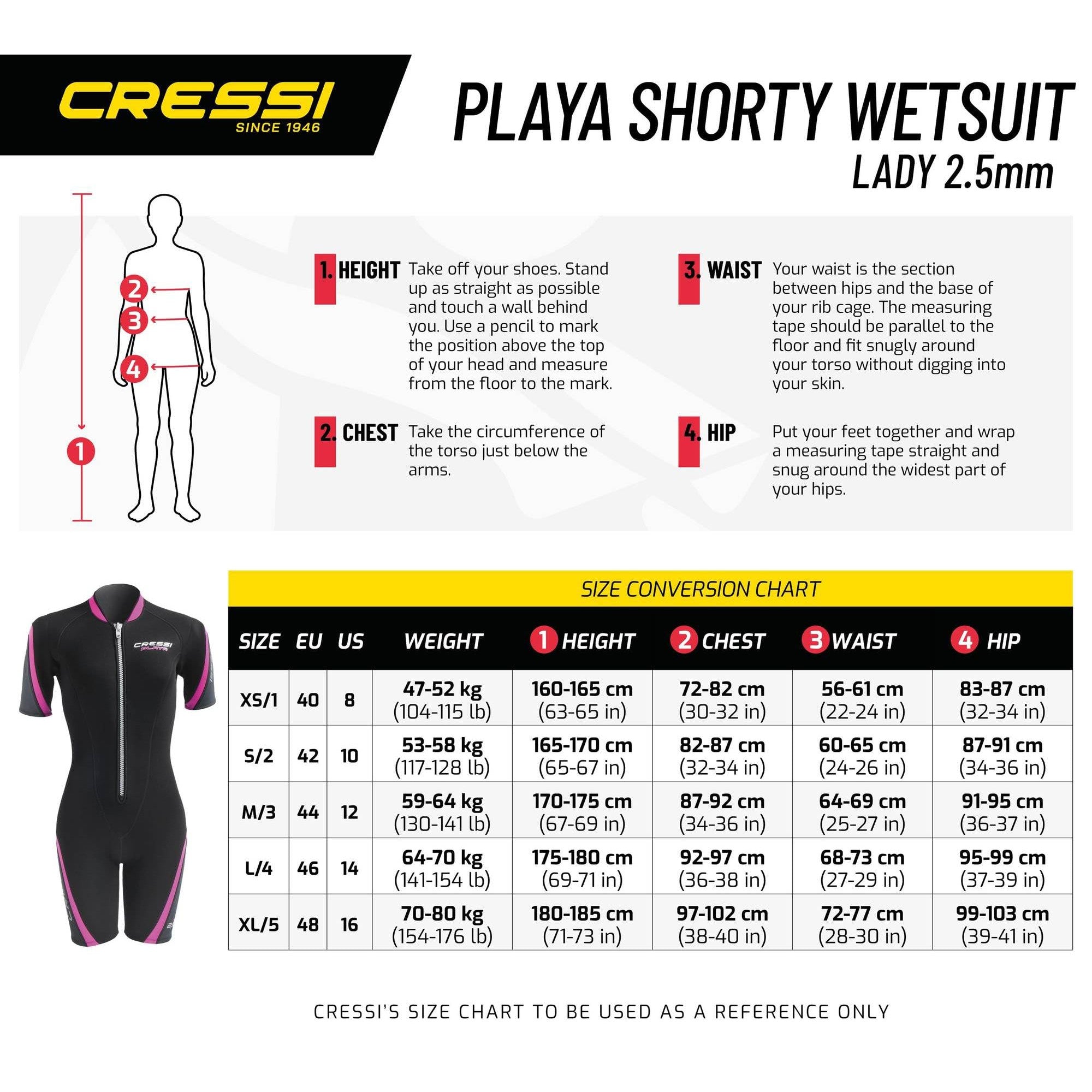 Cressi Women's Playa Shorty Wetsuit