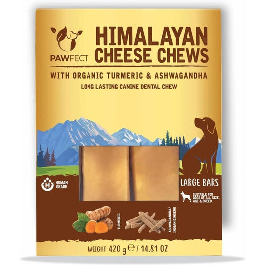 Chews with Turmeric & Ashwagandha for Large Dogs 3 Pack 420g