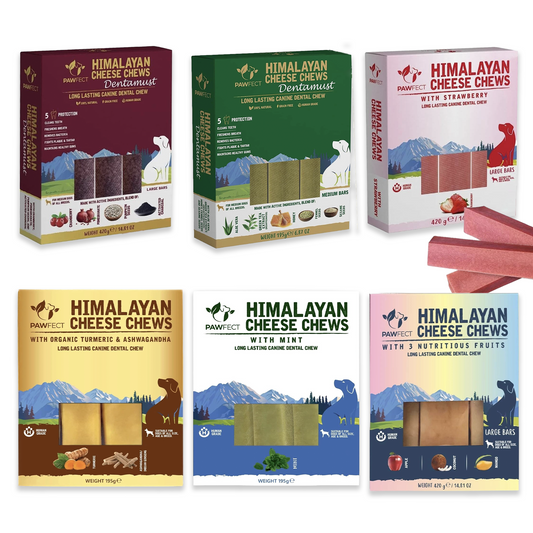 Pawfect Flavoured Yak Chews for Dogs 3 Packs